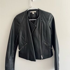 Elegant Black Leather Jacket